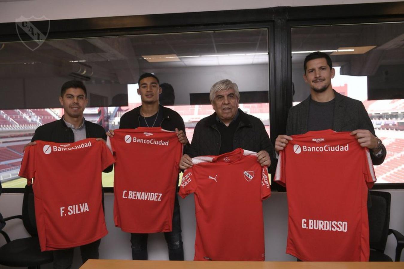 Imagen Francisco Silva, Benavídez y Burdisso llegaron a Independiente en 2018