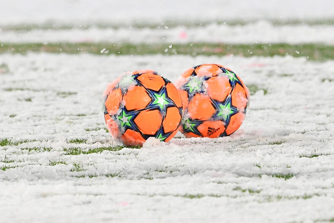 Imagen La pelota naranja ya estaba lista en Bérgamo (Isabella BONOTTO / AFP)