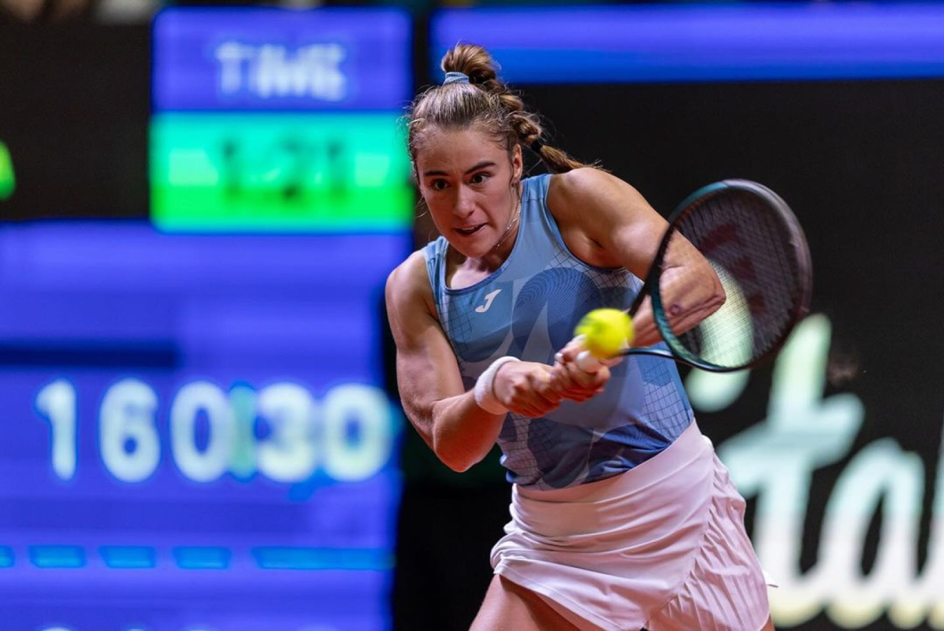 Imagen Solana Sierra dio batalla ante Brasil. Foto: AA Tenis