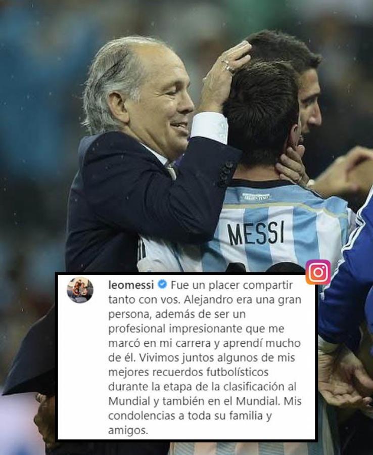 Imagen Messi publicó unas palabras para Sabella en sus redes sociales