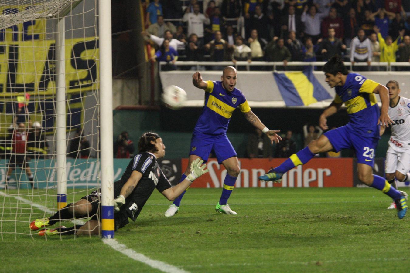 Imagen Facundo Roncaglia, el único que pudo vencer a Cassio en la final de la Libertadores 2012. Foto: Fotobaires
