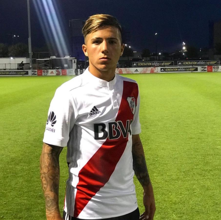 Imagen Los inicios de Enzo Fernández en River, club al que llegó a los 6 años (IG: @enzojfernandez)