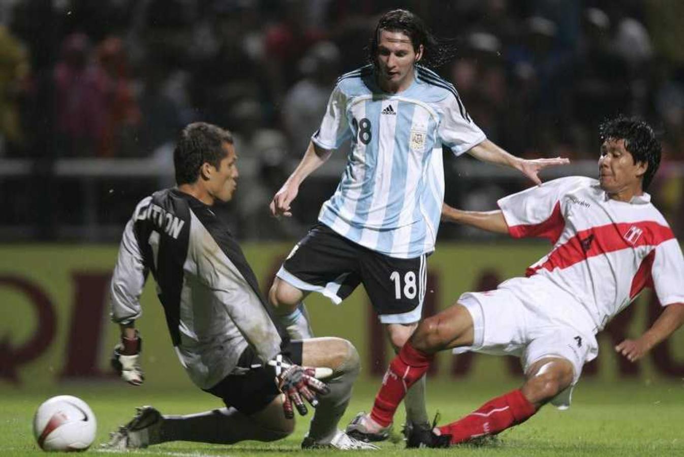 Imagen 2007. Argentina 4 - Perú 0 por la Copa América