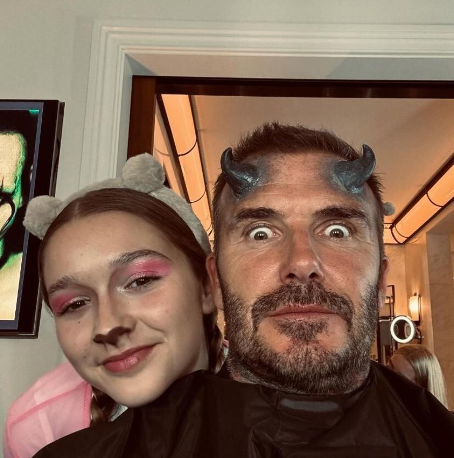 Imagen David Beckham se divirtió en familia en la fiesta de Halloween.