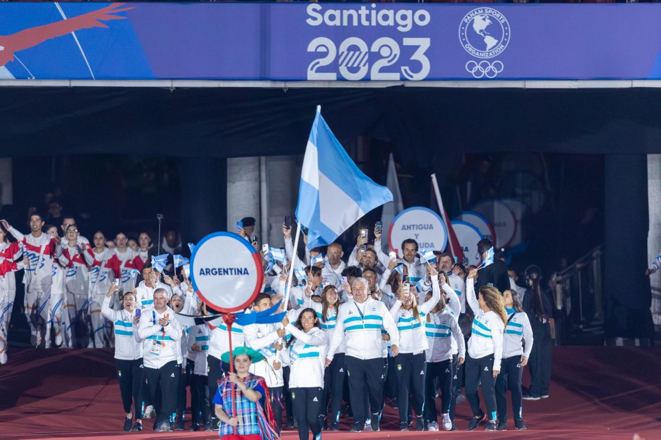 Imagen El ingreso de la delegación Argentina
