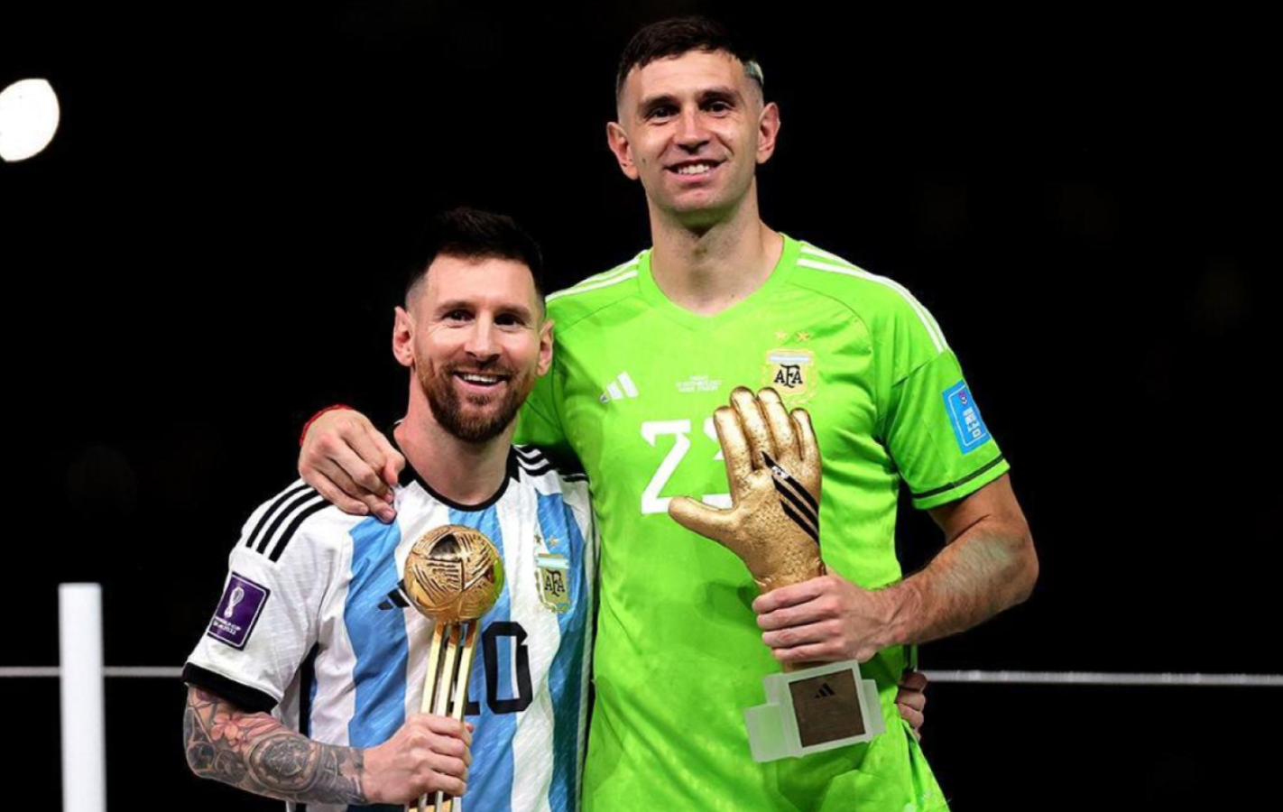 Lionel Messi y Dibu Martínez, nominados a un equipo ideal | El Gráfico