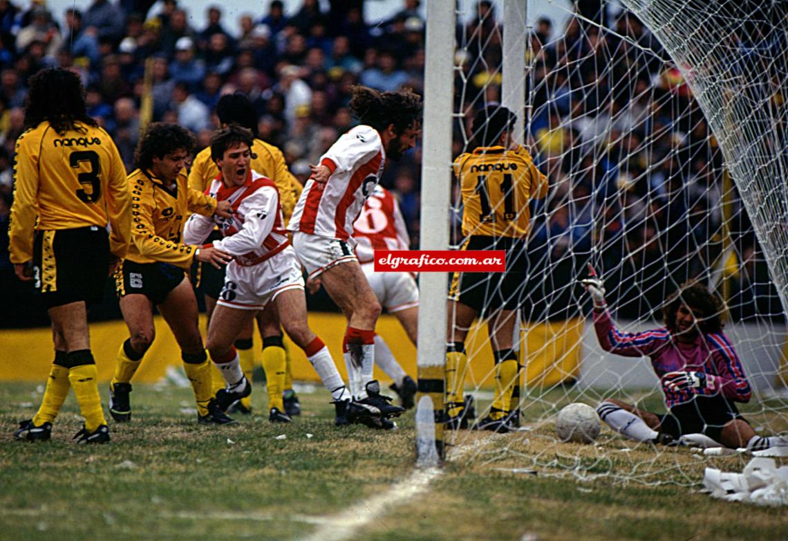 Imagen El gol de Scime ya es un hecho. El partido está 1 a 1.