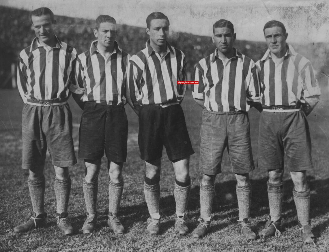 Imagen Lauri, Scopelli, Zozaya, Ferreira y Guaita. Próceres de Estudiantes de La Plata.