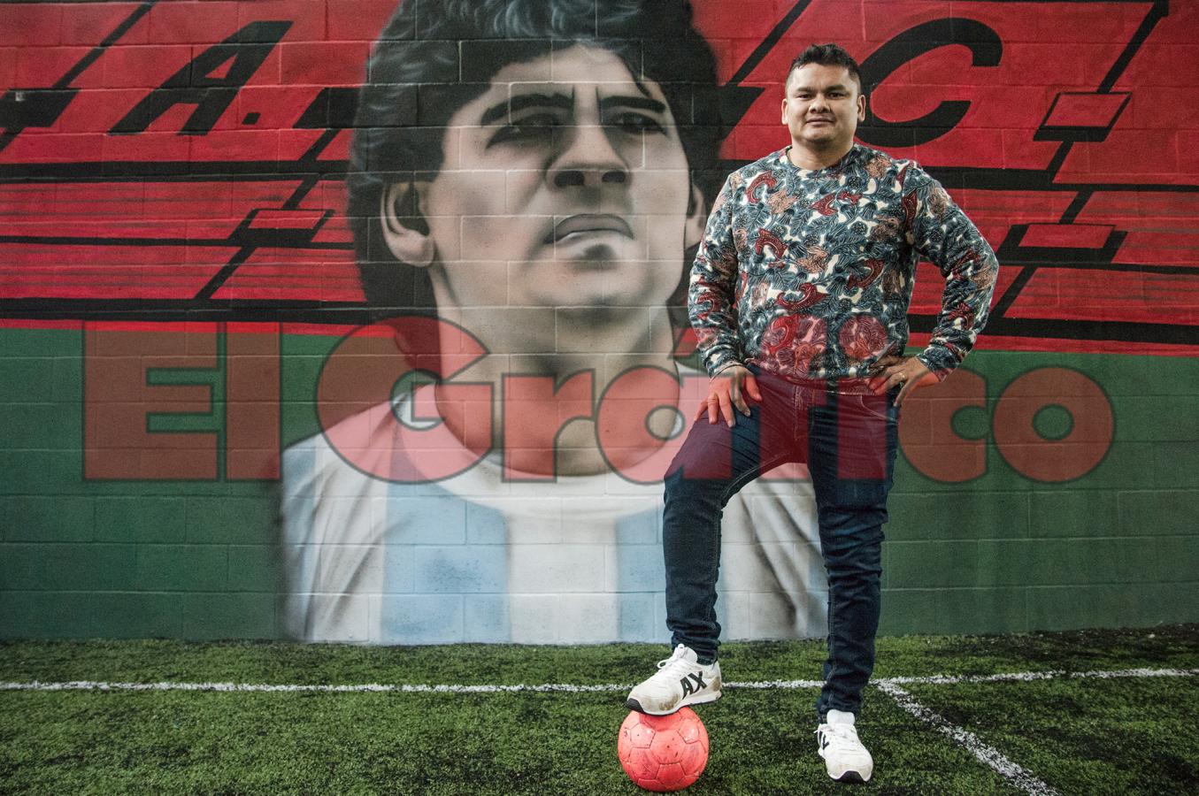 Imagen La devoción del Chino Maidana por Maradona