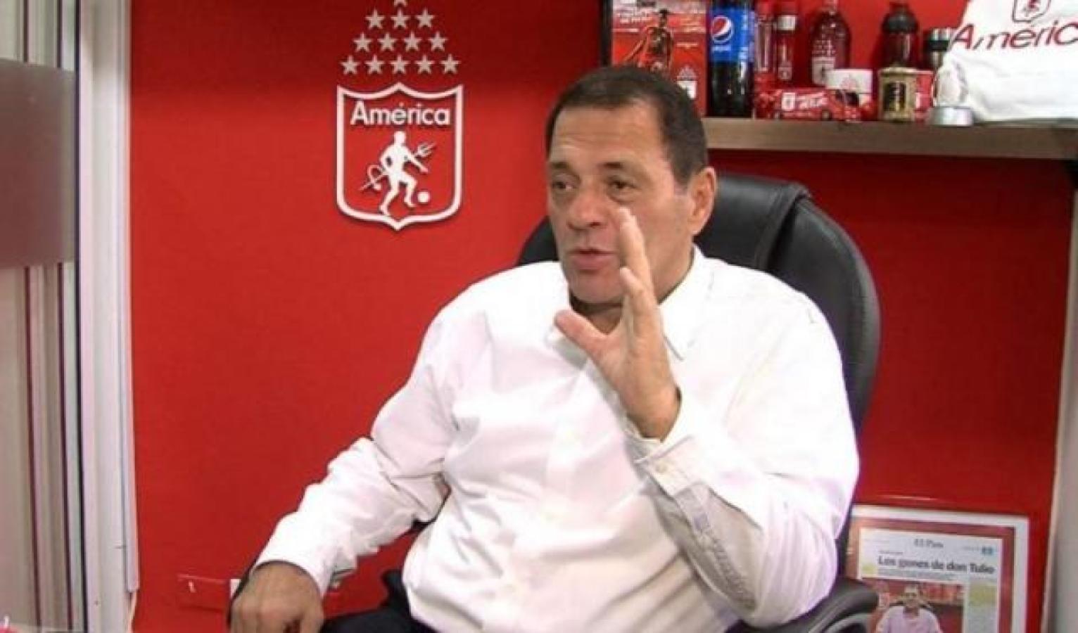 Imagen Tulio Gómez, presidente de América, había expresado que el "pacto de caballeros" era por un año.
