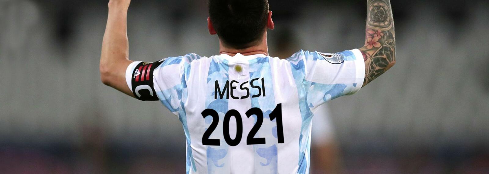 Imagen 2021, un año especial para Lionel Messi (DISEÑO: MATÍAS DI JULIO)