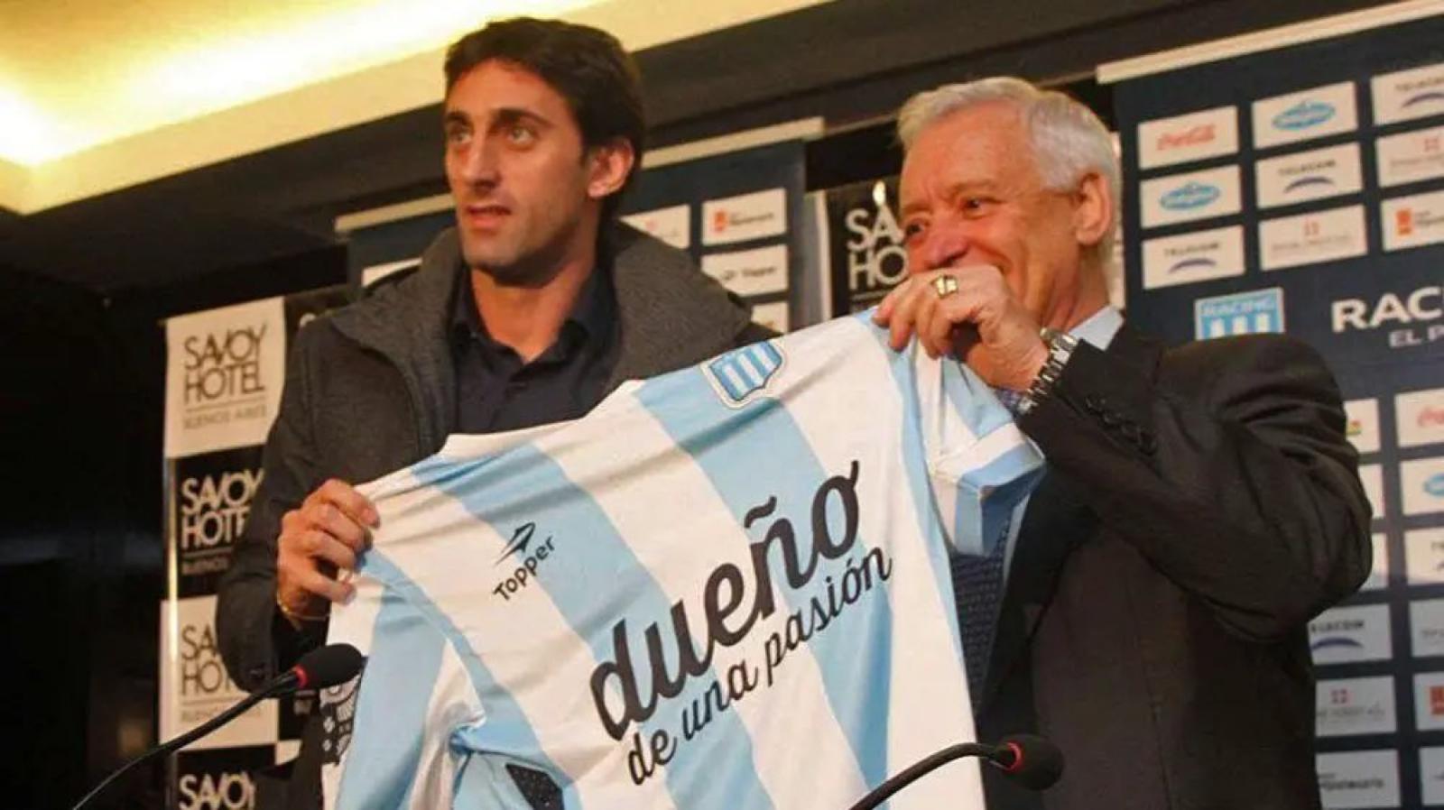 Imagen Blanco reafirmó su buena relación con Diego Milito, más allá de la competencia.