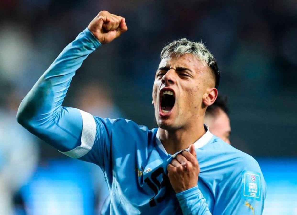 Imagen Luciano Rodríguez, el 9 de la Sub 23 de Uruguay que pretende River.