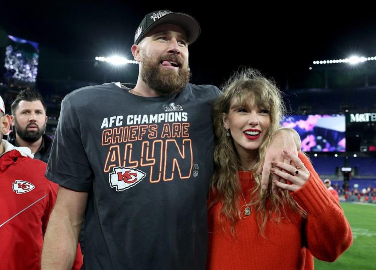 Imagen Travis Kelce y Taylor Swift, la pareja furor de la NFL