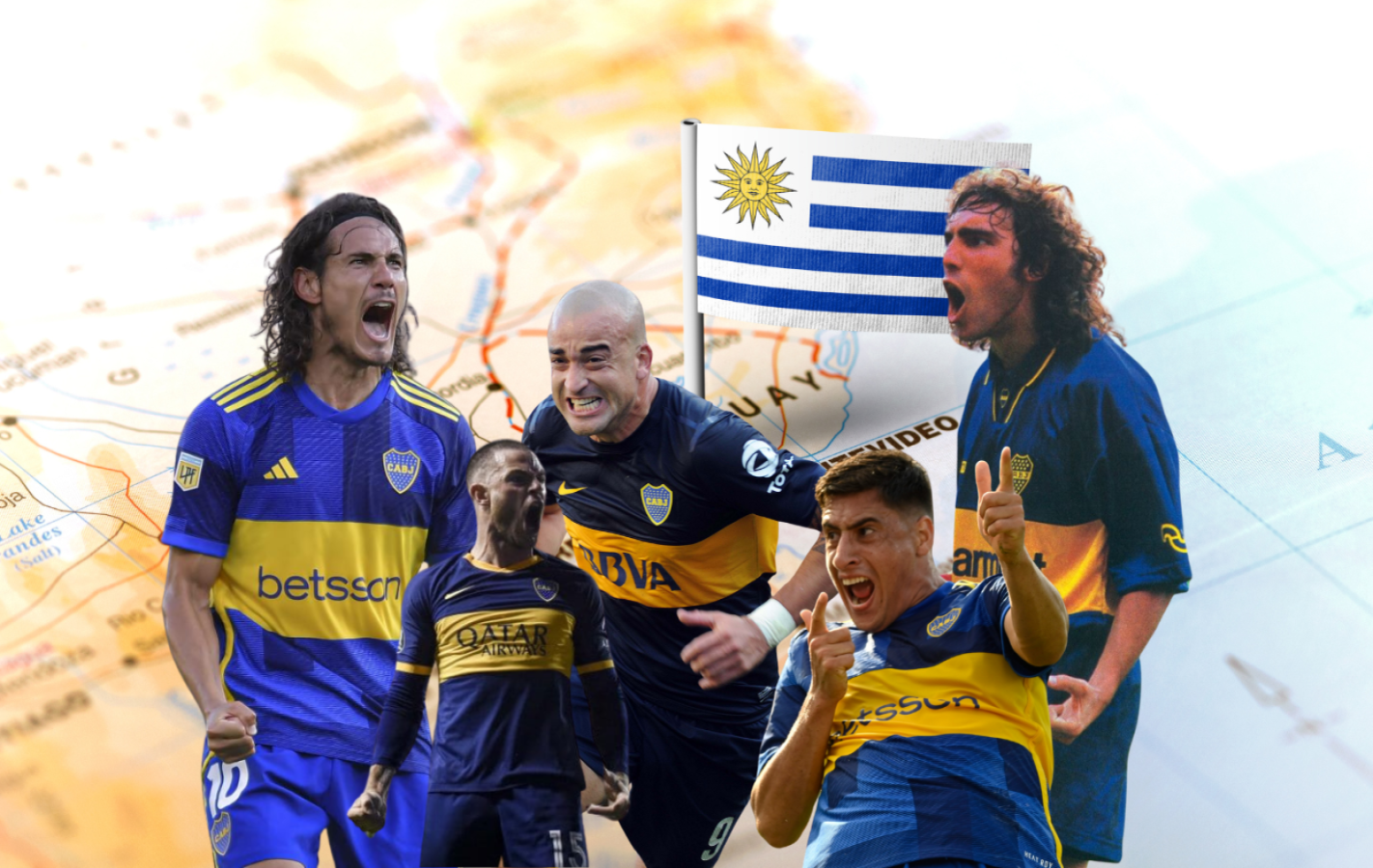 Imagen de Cómo está la tabla de goleadores uruguayos de la historia de Boca