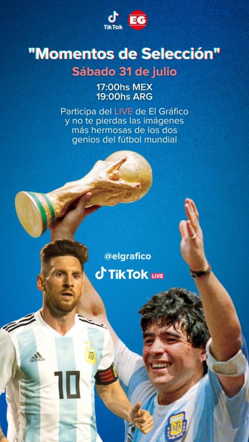 El tercer vivo de TikTok de El Gráfico promete ser inolvidable. Sus protagonistas hablan por sí solos.