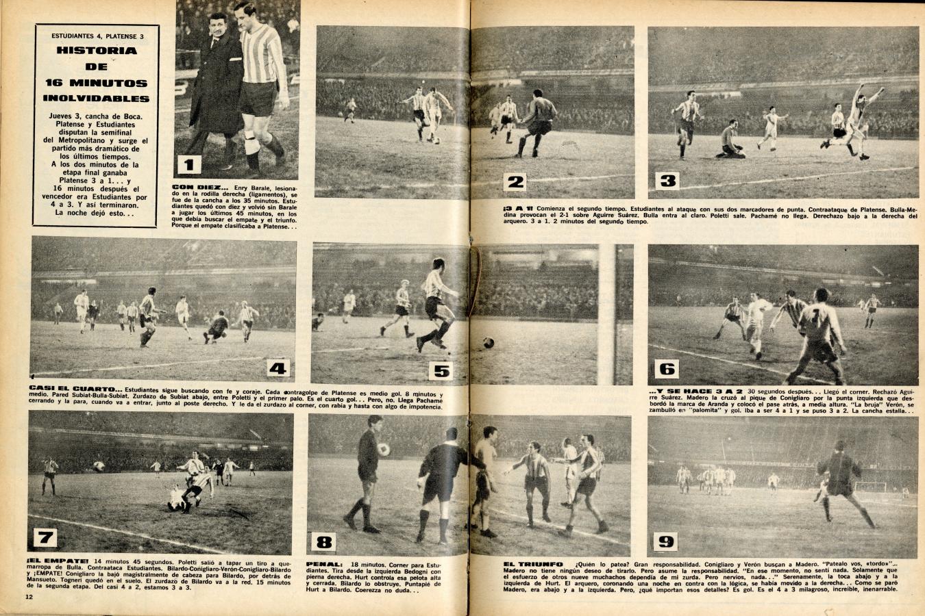 Imagen Estudiantes 4 - Platense 3 - 3-8-1967 -