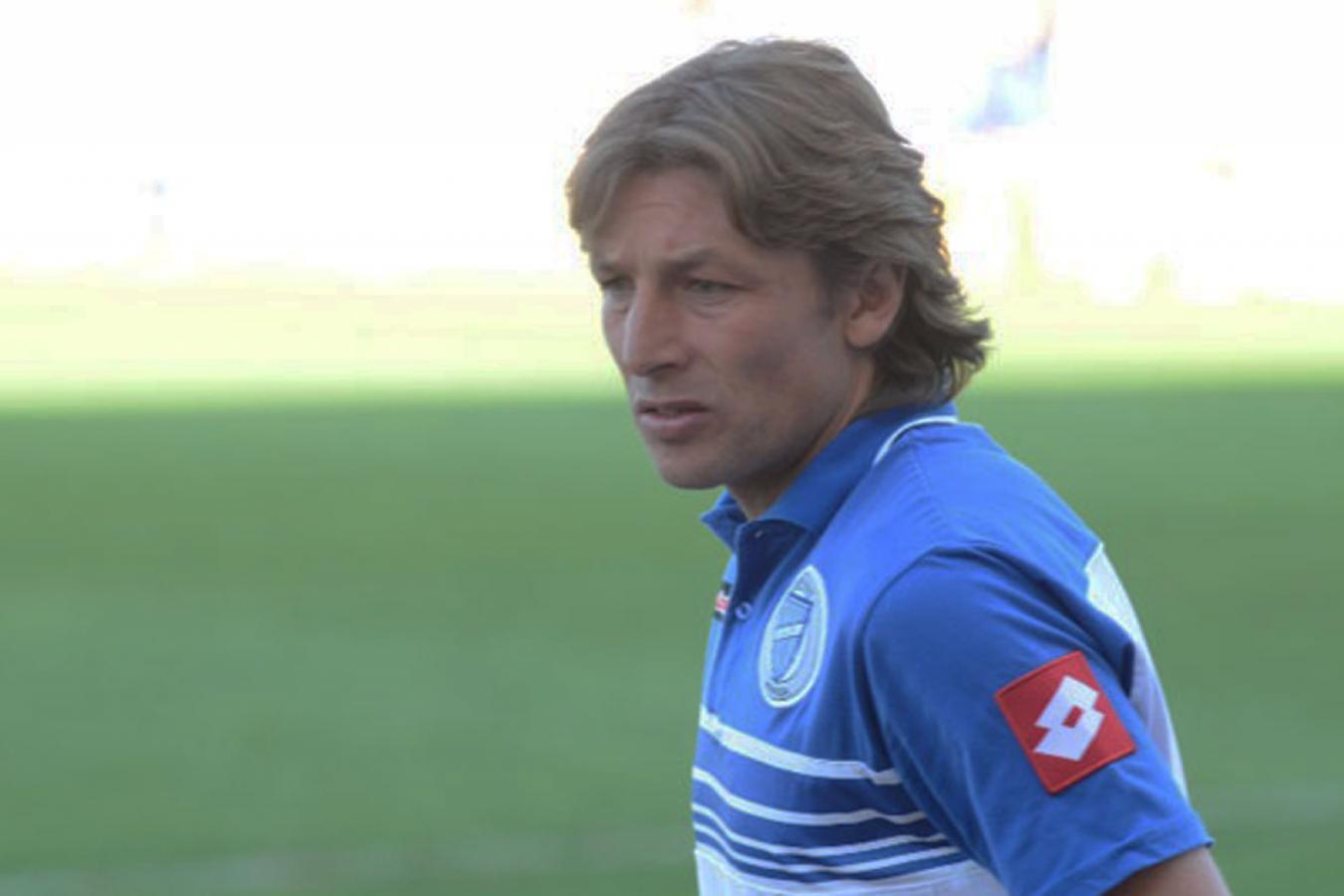 Imagen La primera y corta experiencia de Gabriel Heinze como entrenador fue en Godoy Cruz.