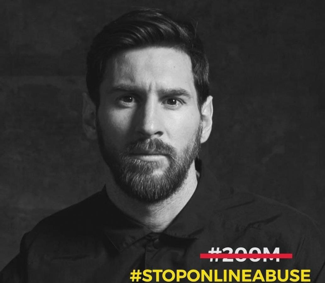 Imagen Messi comprometido contra el abuso online