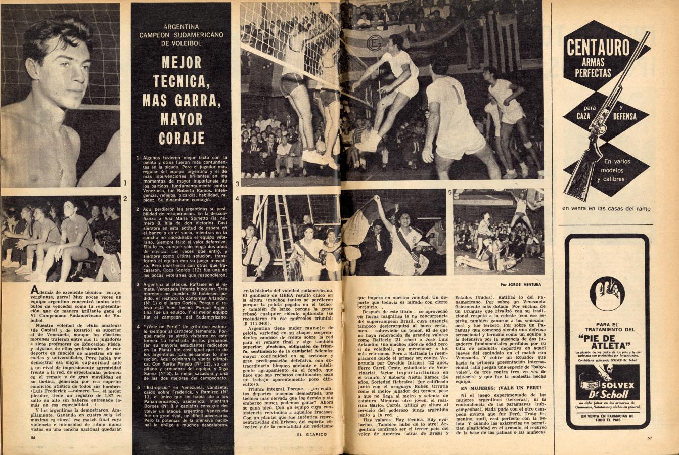 Imagen El Gráfico cubrió el partido decisivo del Campeonato Sudamericano de 1964