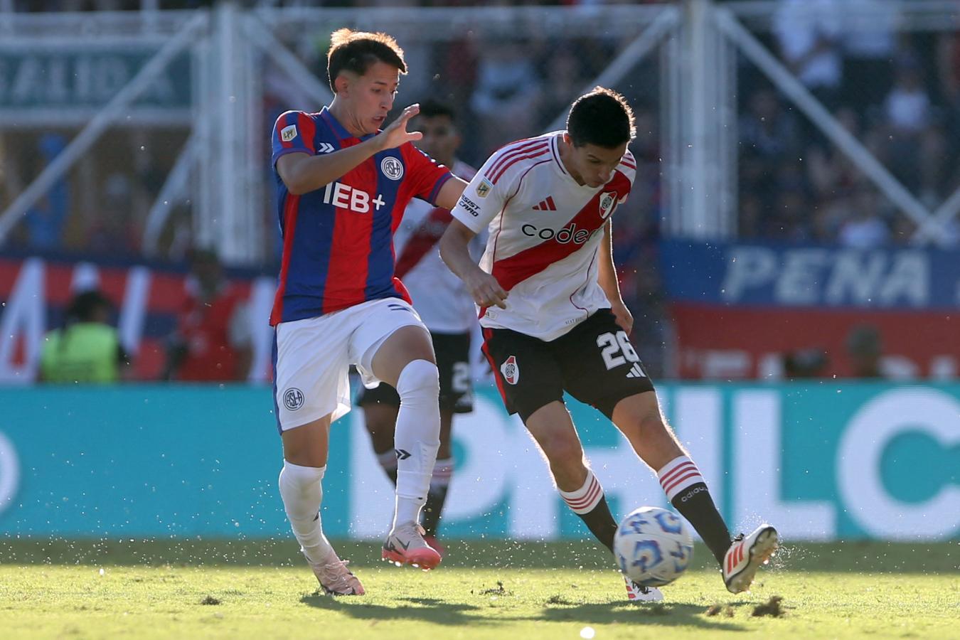Imagen Nacho Fernández sólo jugó 26' con River en este 2025. Fue ante San Lorenzo. AFP