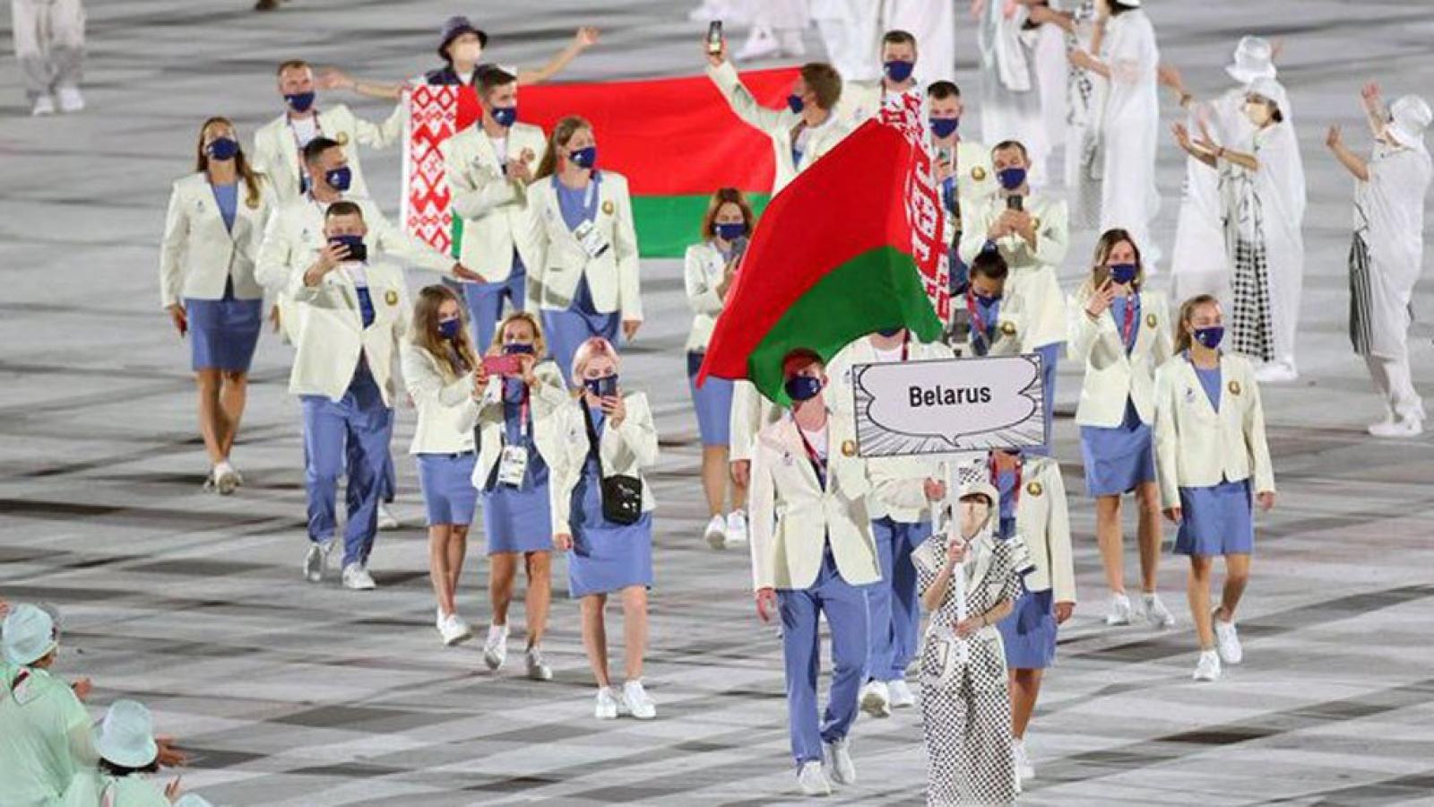 Imagen La delegación de Bielorrusia, en otros tiempos