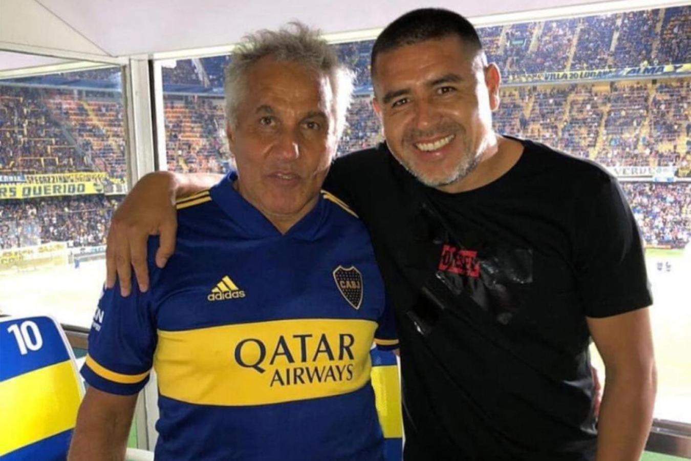 Imagen Buena onda entre Márcico y Román. El Beto siempre suele elogiar al presidente de Boca.
