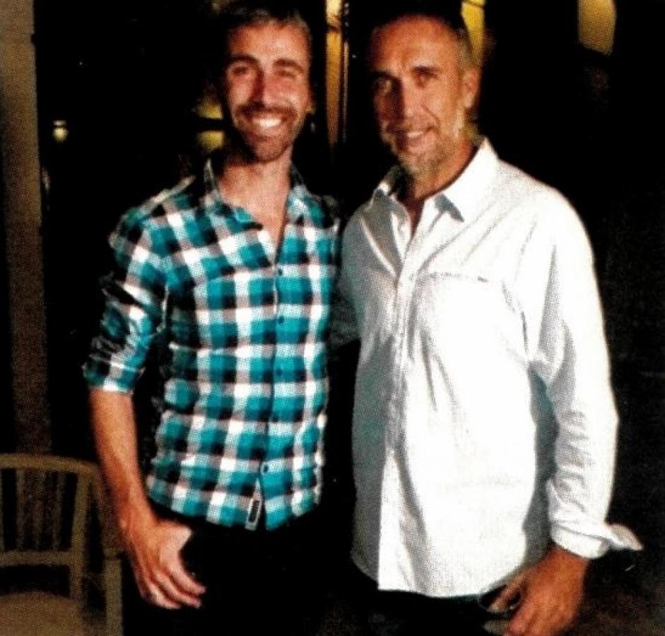 Imagen Entrevistó a Batistuta para su libro.