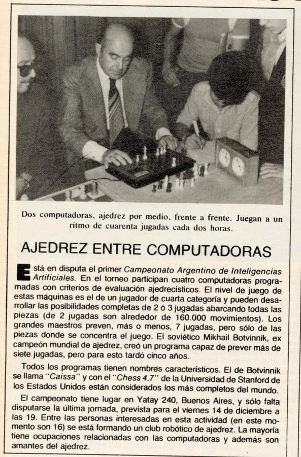 Imagen El Gráfico dio cuenta de este evento en la edición 3140 del 11 de diciembre de 1979