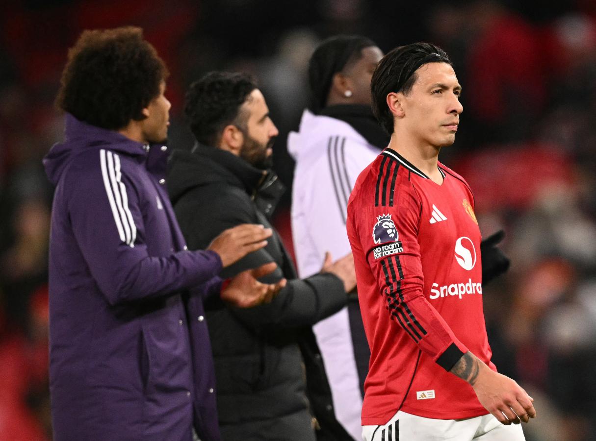 Imagen de Lisandro Martínez volvió a sumar minutos en el amargo empate de Manchester United
