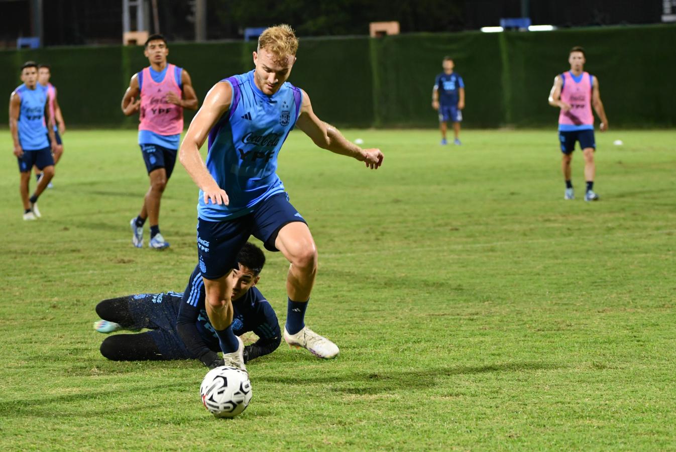 Imagen Luciano Gondou es el goleador de la Albiceleste en el Preolímpico.