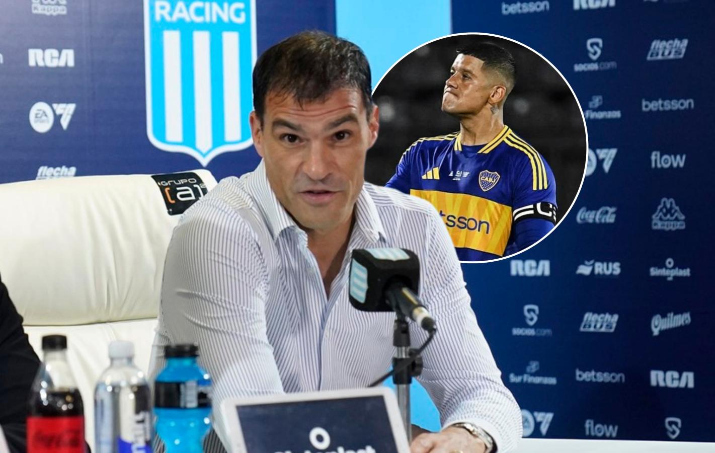 Imagen de La frase de Marcos Rojo que sorprendió a Sebastián Saja y aceleró su llegada a Racing