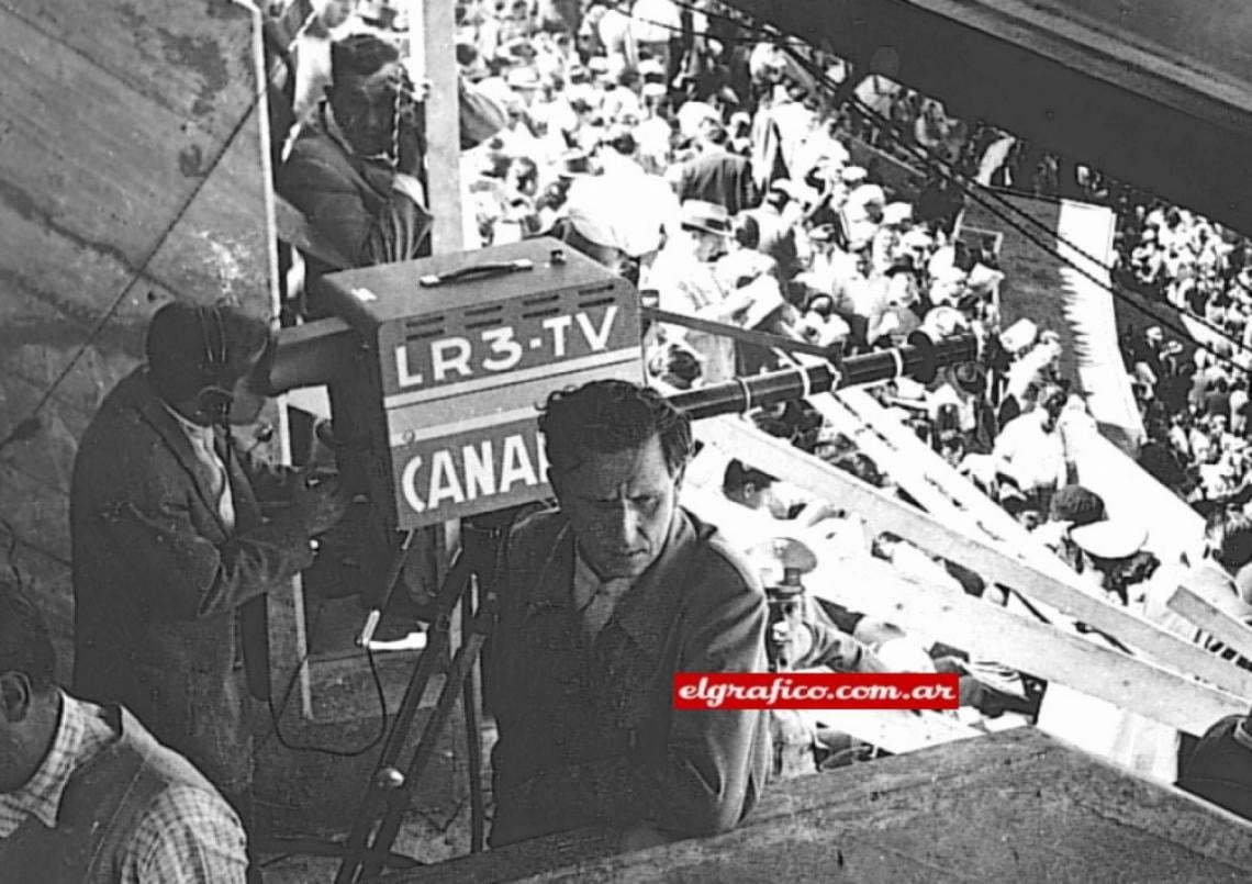 Imagen La primera cámara en un estadio.