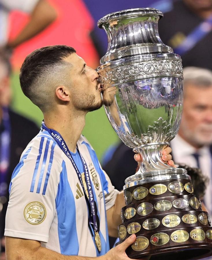 Imagen Guido Rodríguez viene de ganar la Copa América con Argentina.
