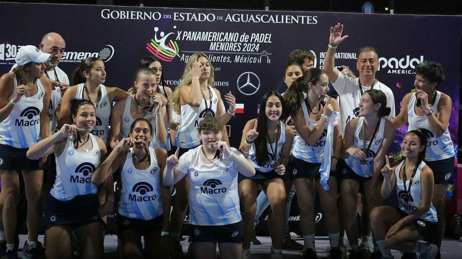 Imagen La delegación argentina que conquistó el Panamericano de Menores en México.