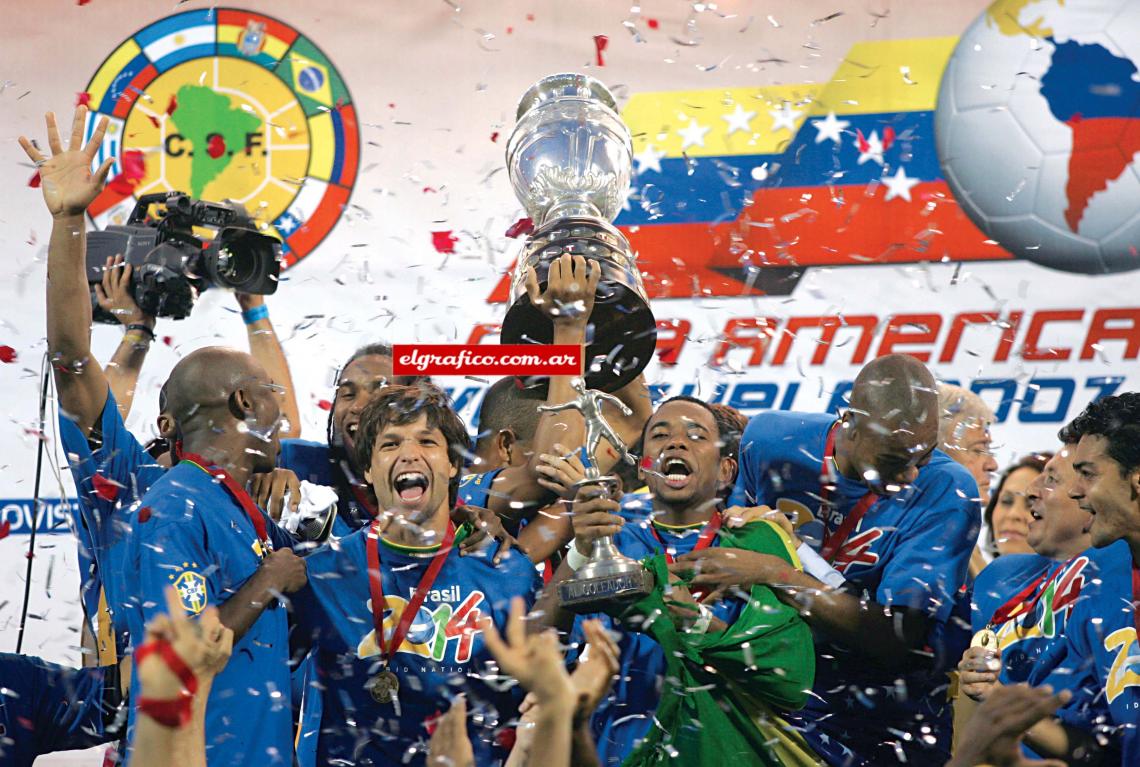 Imagen Bicampeones. Fue la cuarta Copa América ganada por Brasil de las últimas cinco.