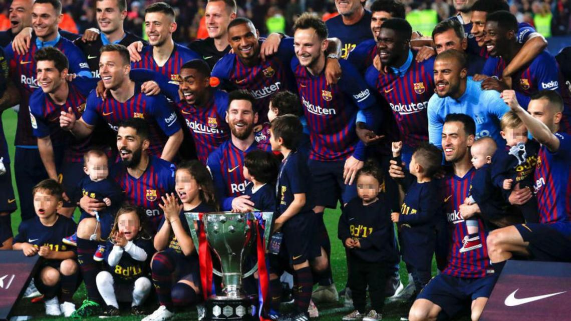 Imagen Barcelona campeón 2018/19.