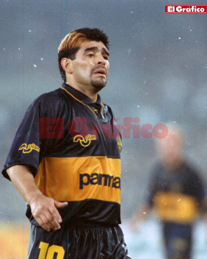 Imagen Diego Armando Maradona el día de su vuelta a Boca.