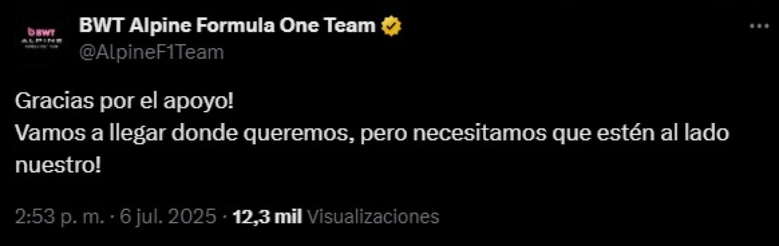Imagen El pedido especial de Alpine para los seguidores.