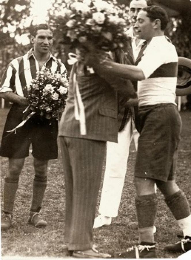 Dos estrellas del clásico platense, Manuel Ferreira e Ismael Morgada.