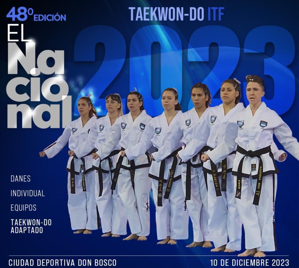 Imagen El domingo se disputará el Campeonato Nacional de Taekwondo.