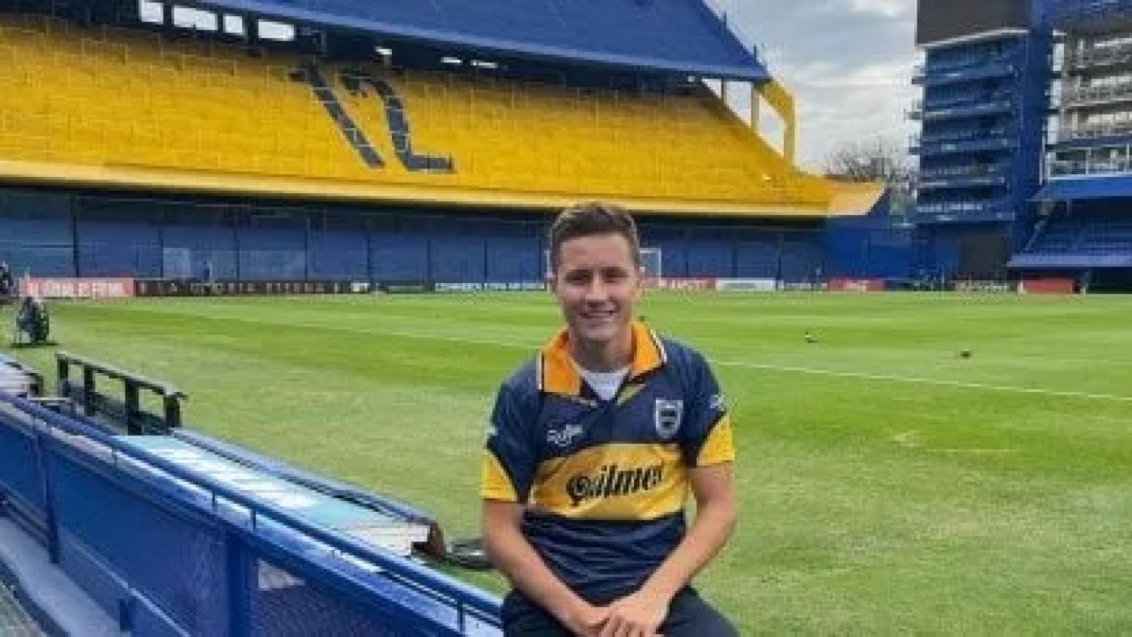 Imagen Ander Herrera, años atrás en la Bombonera.