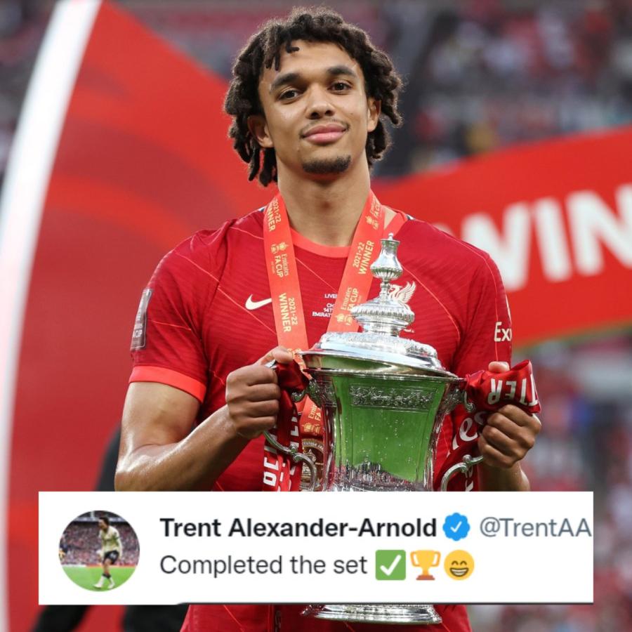 Imagen Alexander-Arnold suma 8 títulos oficiales como futbolista de Liverpool.