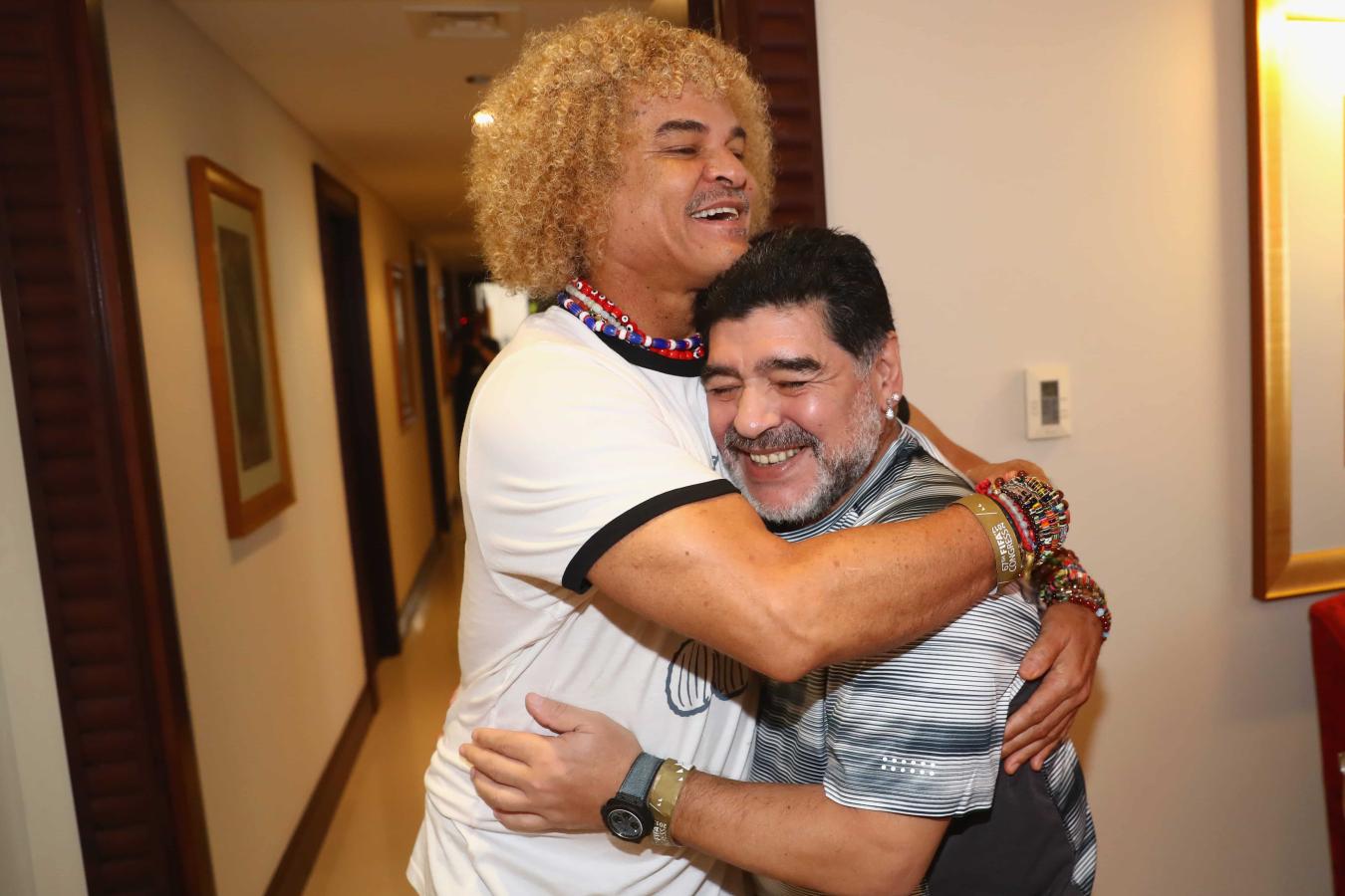 Imagen Diego y el Pibe: una entrañable amistad y la admiración mutua.