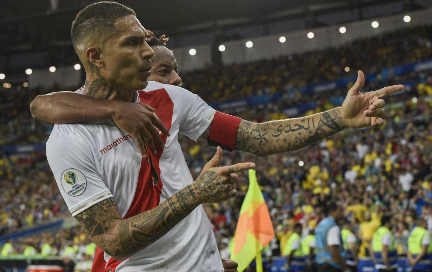 Imagen Paolo Guerrero, un emblema de la Selección de Perú, en la mira de Boca (AFP)