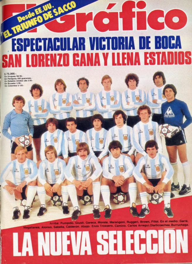 Imagen "La nueva Selección", tituló El Gráfico en la edición 3311 (22 de marzo de 1983).