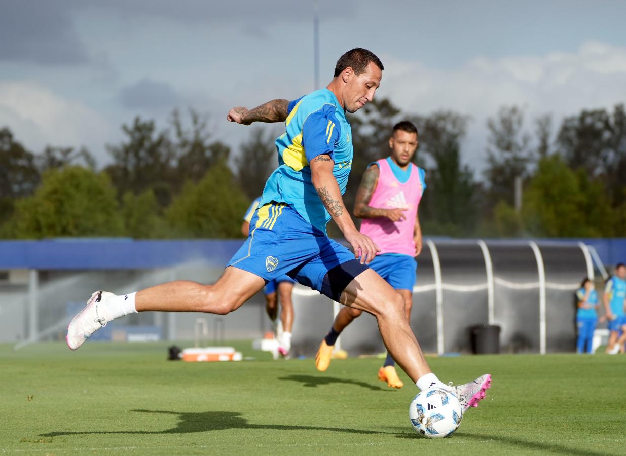 Imagen El caudillo Lema, una de las figuras de Boca, sería baja ante Belgrano. Foto: Prensa CABJ