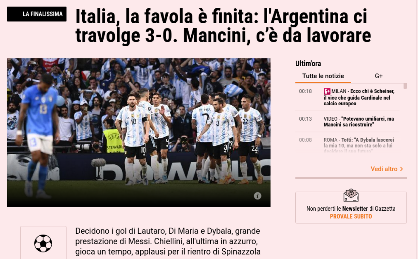 Imagen La Gazzetta.