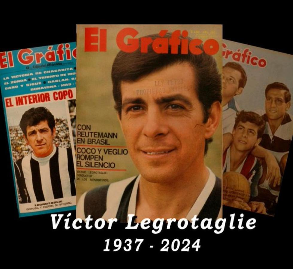 Imagen Víctor Legrotaglie, tapa de El Gráfico.