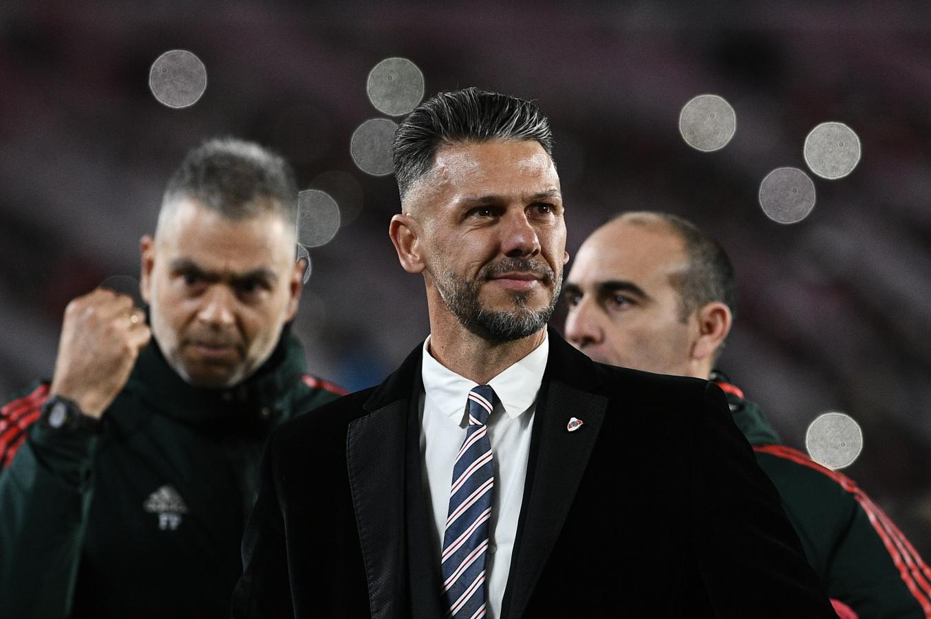 Imagen Martín Demichelis, campeón en su primer torneo local como entrenador de River (GONZALO COLINI)